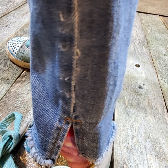 Levi's 710 Ankle Super Skinny Jeans Girls 6 Regular (5-7 years) raw edge hem - Picture 4 of 15